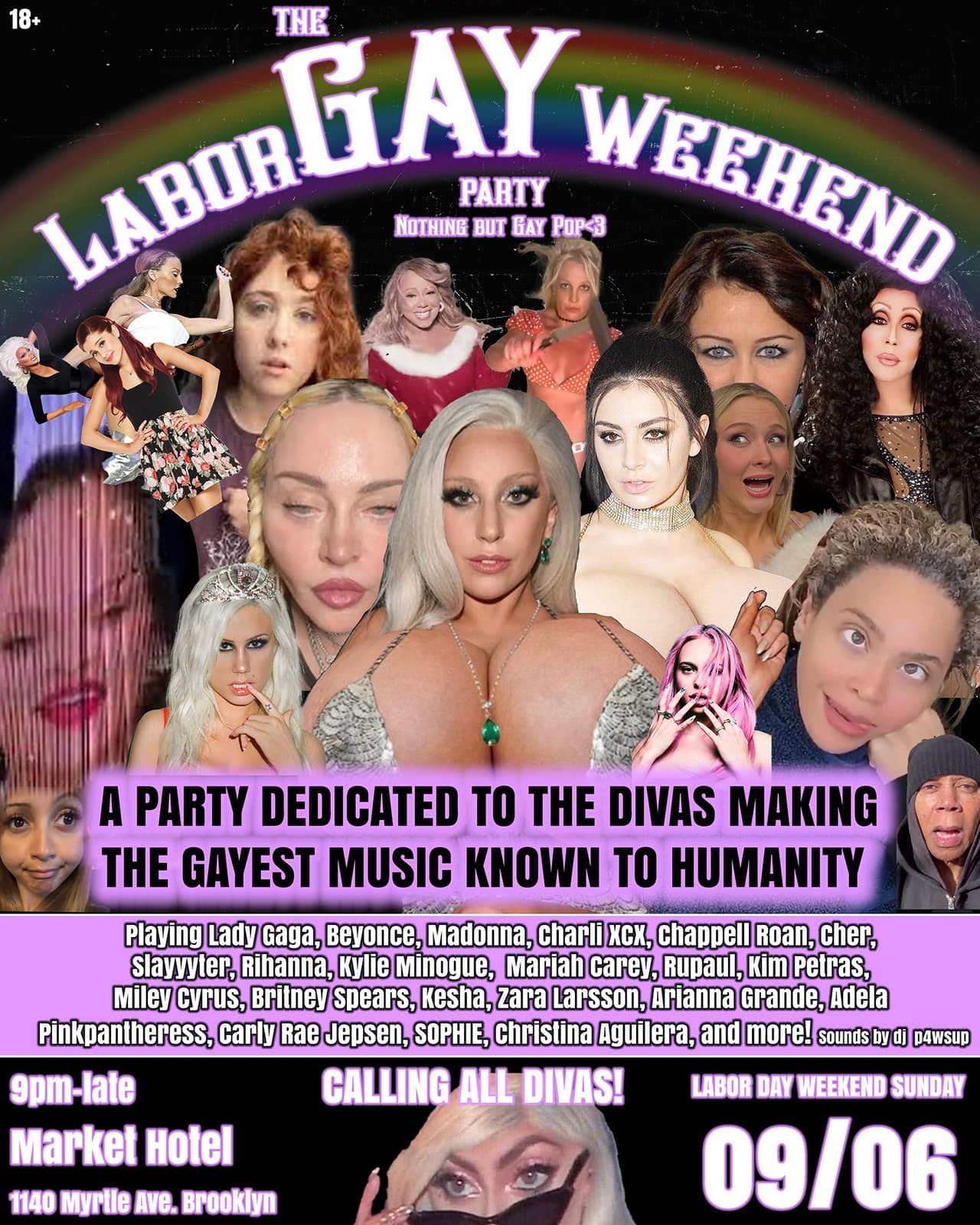 LABOR GAY WEEKEND PARTY: POP PERFECTION ALL NIGHT