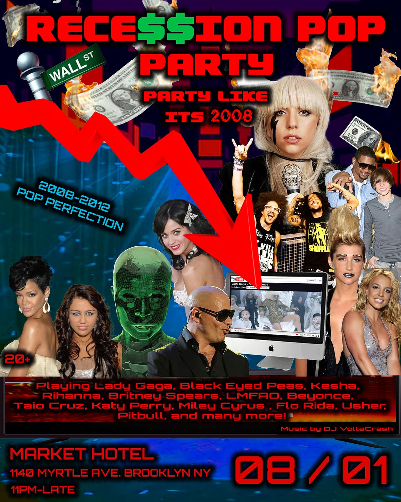 THE RECESSION POP PARTY! PARTY LIKE IT'S 2008