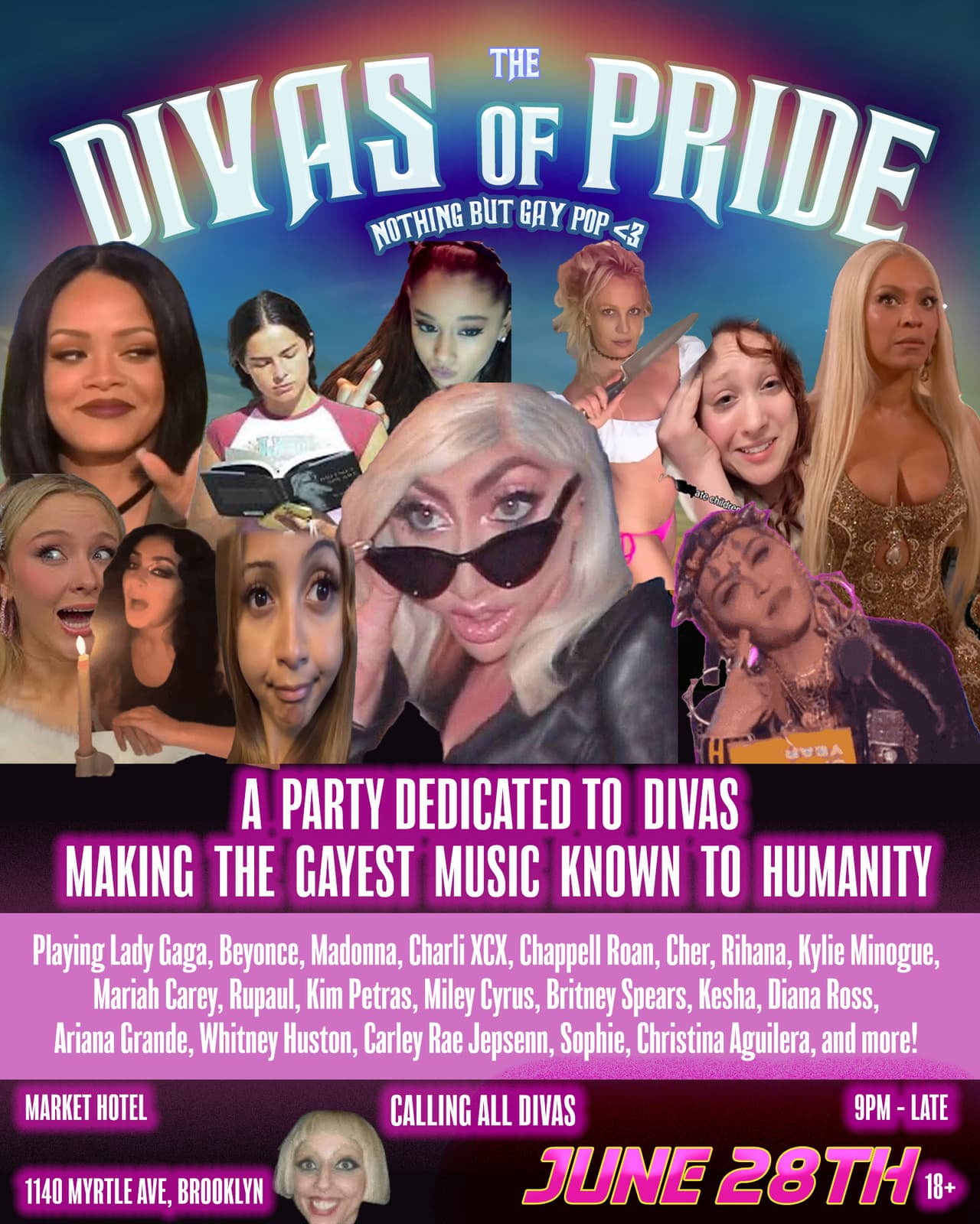 The DIVAS of PRIDE: Gay Pop Pride Party