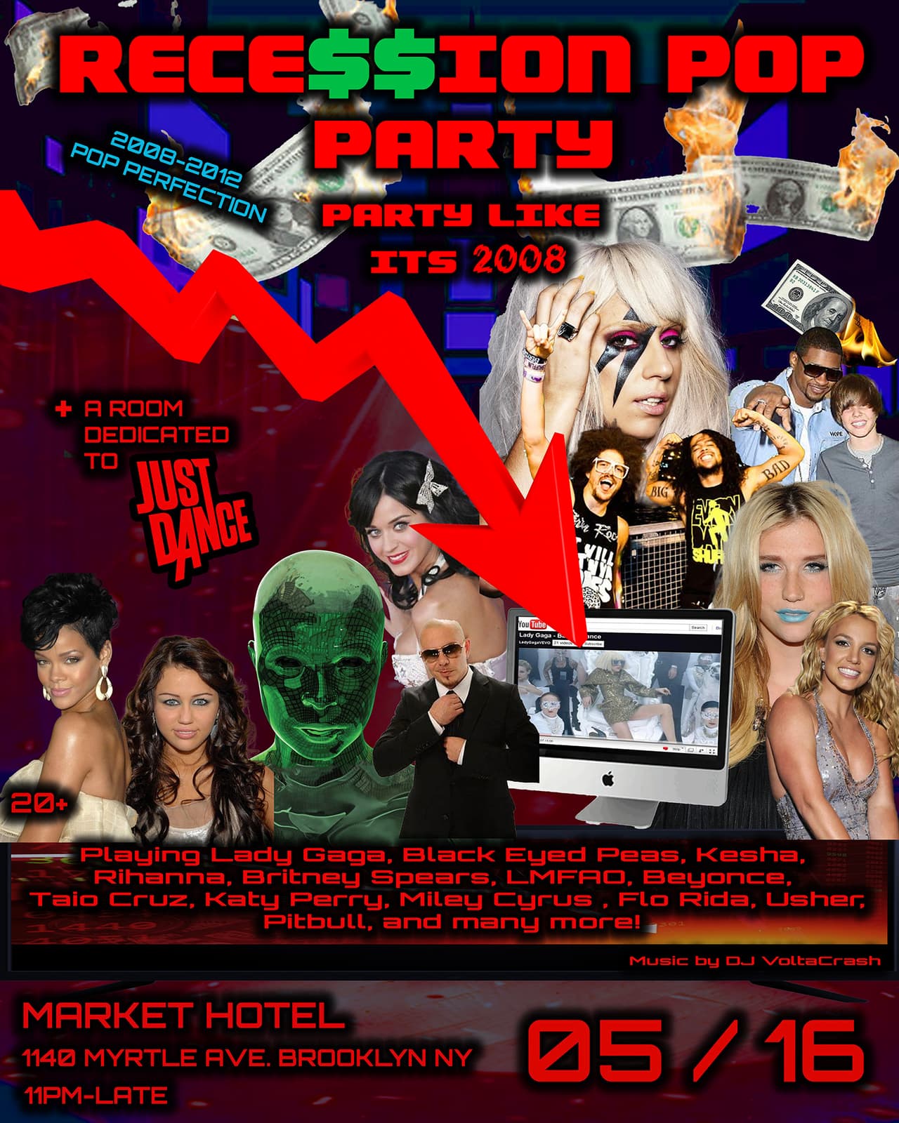 THE RECESSION POP PARTY: PARTY LIKE IT'S 2008