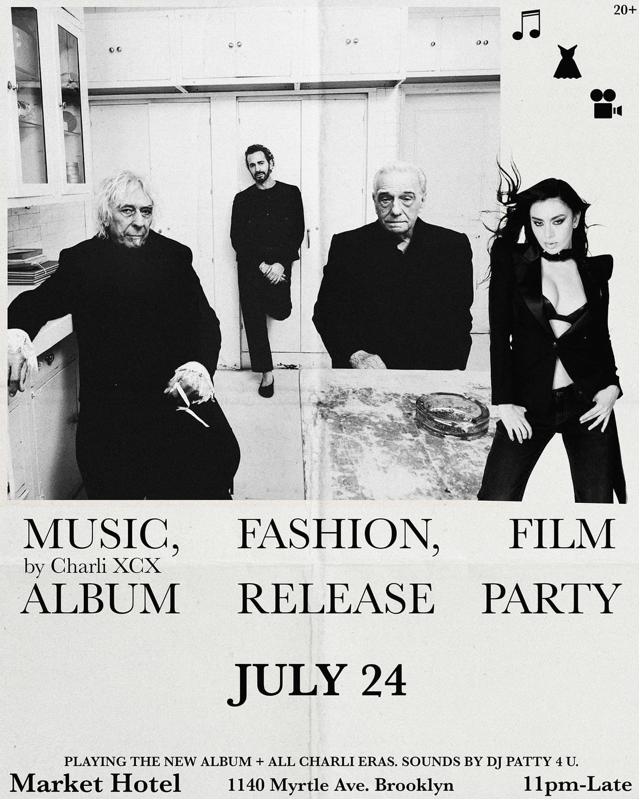 MUSIC, FASHION, FILM ALBUM RELEASE PARTY: A CHARLI XCX PARTY
