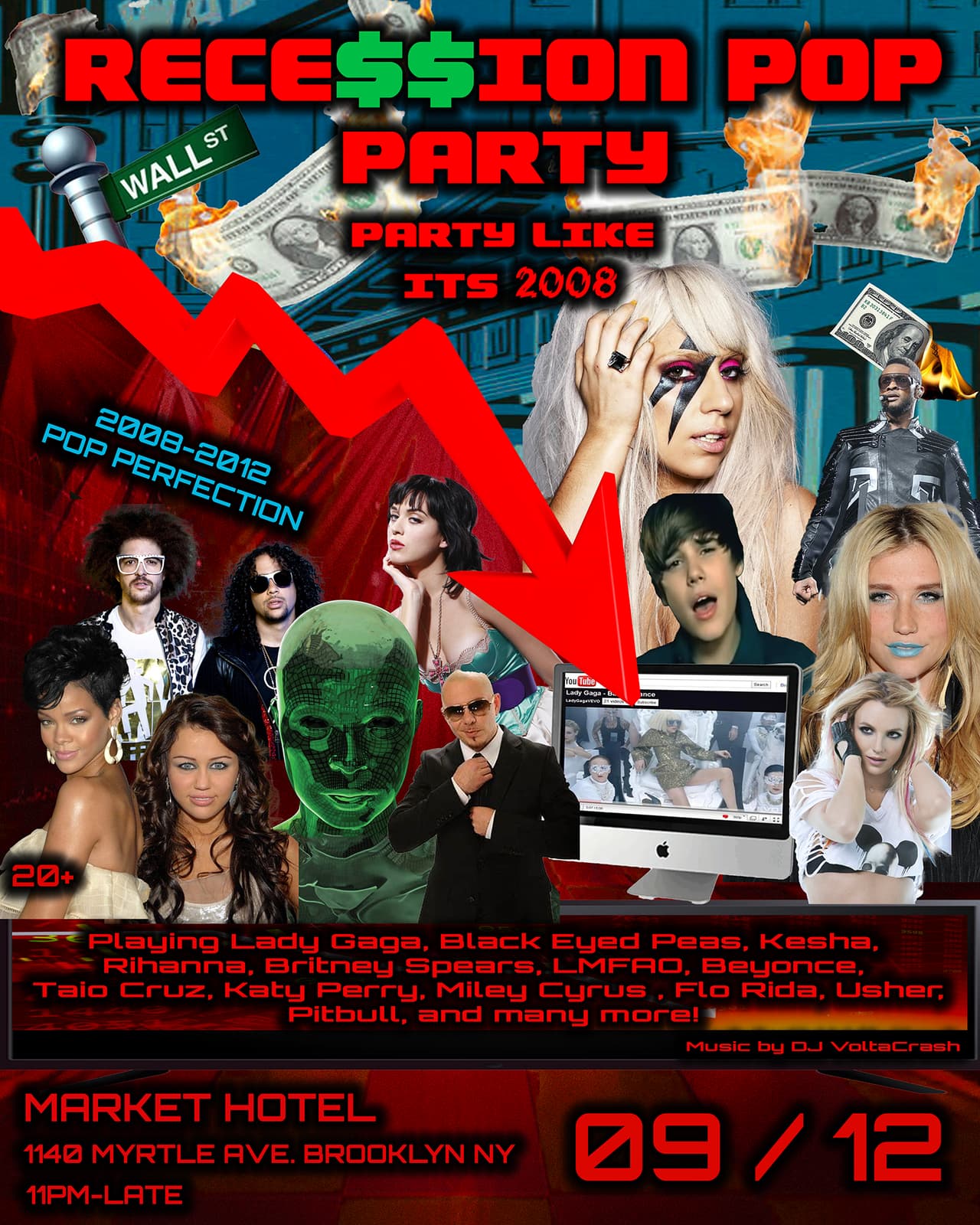 THE RECESSION POP PARTY: Party like it's 2008
